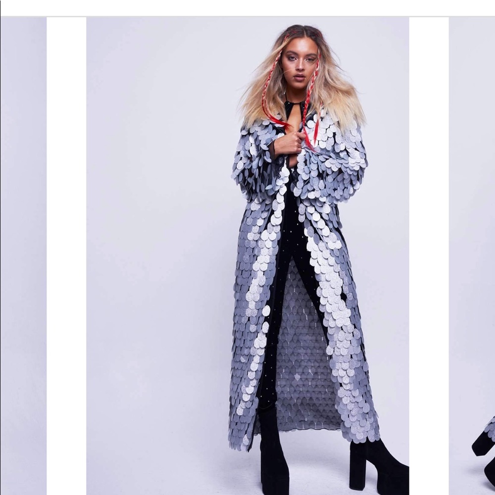 Jaded London sequin kimono